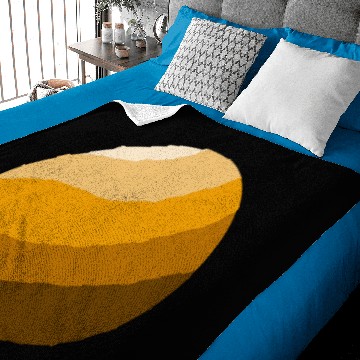 Discover Circle In Brown Tones Baby Blankets