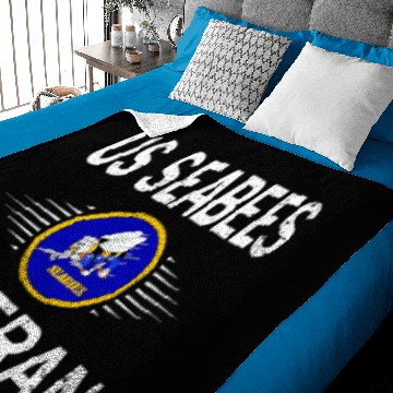 Discover Us Veterans Day Gift-Us Seabees Veteran Baby Blankets