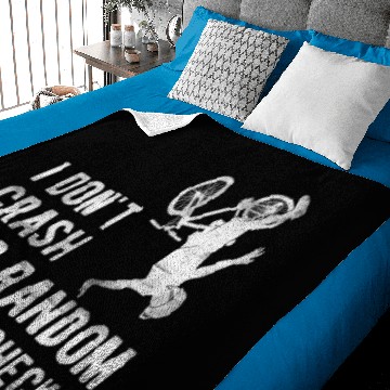 Discover Crash Random Gravity Checks | Mountain Bike Gift Baby Blankets