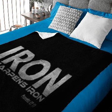 Discover Iron Sharpens Iron Baby Blankets