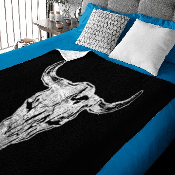 Discover Cow Skull Gift Baby Blankets