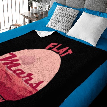 Discover Flat mars society Baby Blankets