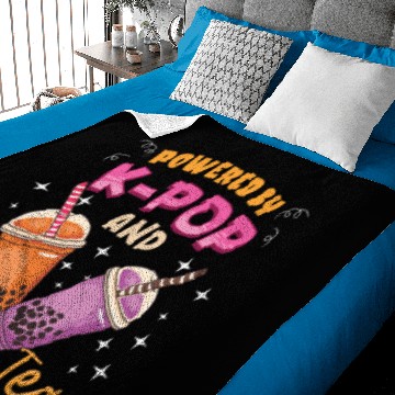 Discover Powered By KPOP and Bubble Tea... K-Pop Baby Blankets