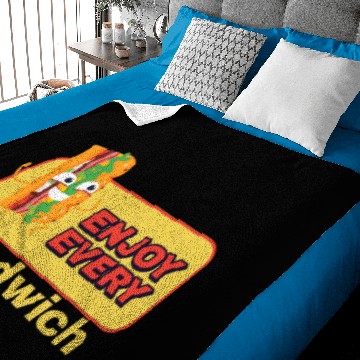 Discover ENJOY EVERY SANDWICH Baby Blankets