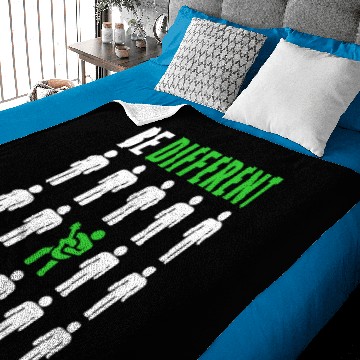 Discover Be Different Guitar Player Musician Baby Blankets