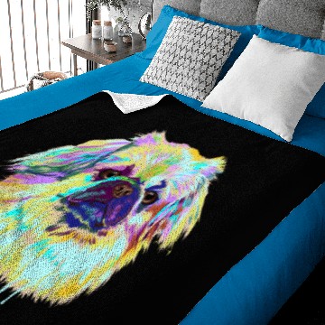 Discover Splash Tibetan Spaniel Dog Baby Blankets