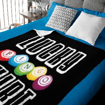 Discover Bingo Player Balls Lucky Number Baby Blankets
