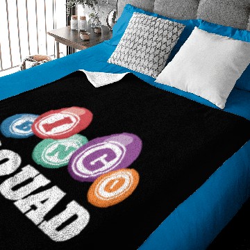 Discover Bingo Player Balls Lucky Number Baby Blankets