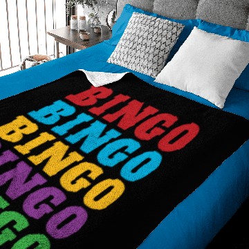 Discover Bingo Player Balls Lucky Number Baby Blankets