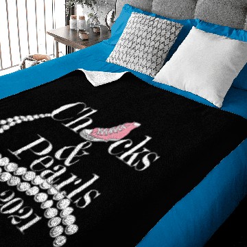 Discover Chucks and Pearls Baby Blankets