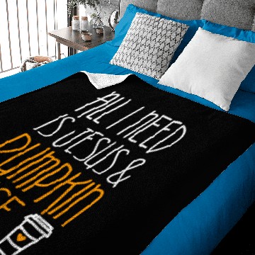 Discover All I Need Is Jesus And Pumpkin Spice Baby Blankets Fall