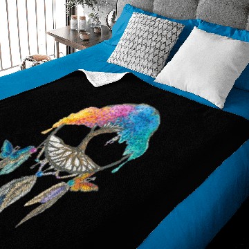 Discover Tree of life Mantra Baby Blankets