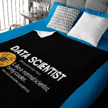 Discover Funny Data Scientist Definition Computer Science Baby Blankets
