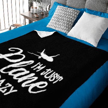 Discover Funny Airplane Pilot Aircraft Aviation Jets Baby Blankets