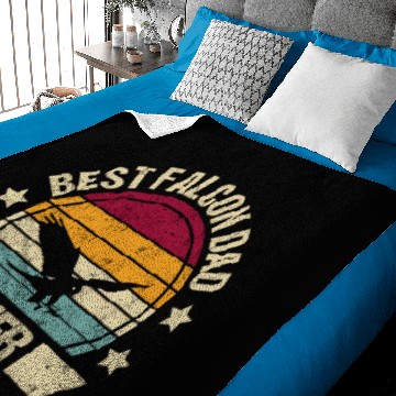 Discover Falconer Best Falcon Dad Ever Retro for Falconry Baby Blankets