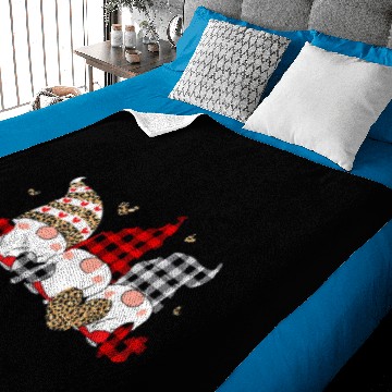 Discover Three Gnomes Holding Hearts Valentines Day Red Baby Blankets