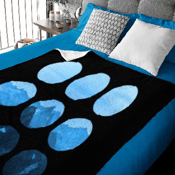 Discover Blue Mountain dots Baby Blankets