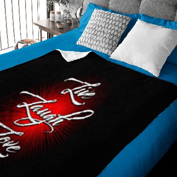 Discover Live - Laugh - Love Baby Blankets