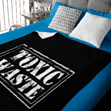 Discover Toxic Waste White Baby Blankets