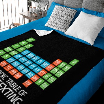 Discover Marching Band Periodic Table of Band Texting Eleme Baby Blankets