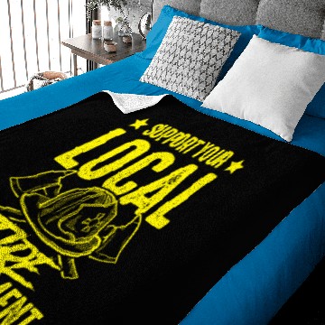 Discover Fire brigade fireman Baby Blankets