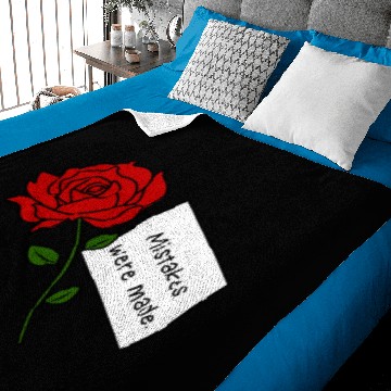 Discover Red Rose  Mistakes were made. Baby Blankets