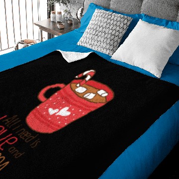 Discover All i need is love and hot cocoa Baby Blankets