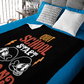 Discover Quit School Start A Band Classic Baby Blankets