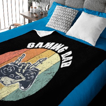 Discover Gaming sunset vintage controller computer gaming Baby Blankets