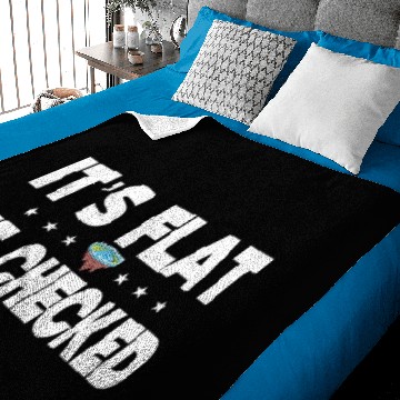 Discover Flat Earth Globe - It's Flat we Checked Baby Blankets