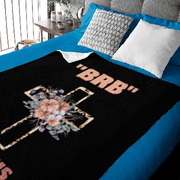 Discover BRB Floral Cross Jesus Easter Good Friday Easter Baby Blankets