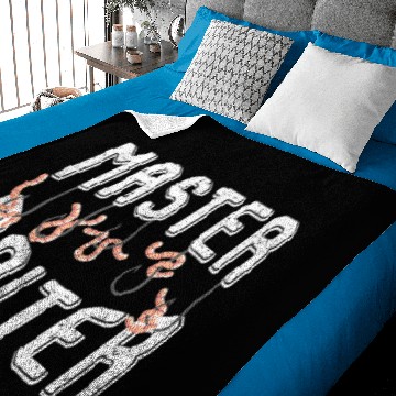 Discover Master Baiter Hook and Worm Baby Blankets