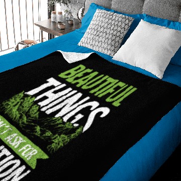 Discover Mountains nature wilderness Baby Blankets