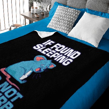 Discover Sleep Deprivation If Found Sleeping Do Not Disturb Baby Blankets