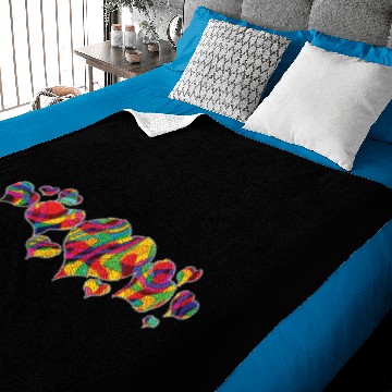 Discover DANCING HEARTS Multi Colored Baby Blankets