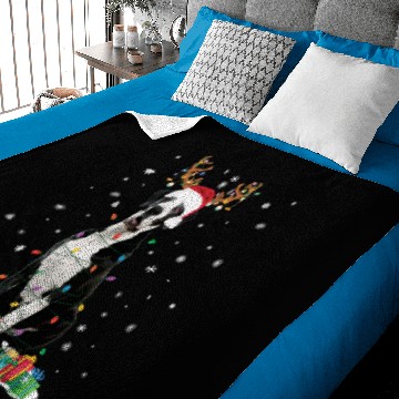 Discover Great Dane Reindeer Santa Hat Christmas Light Xmas Baby Blankets