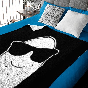 Discover Potato With Sunglasses Baby Blankets