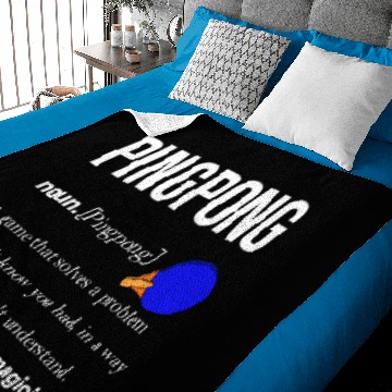 Discover Ping-pong, Table Tennis, Table Tennis, Serve Baby Blankets
