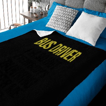 Discover Funny School Bus Driver Gift | Bus Driving Lover Baby Blankets