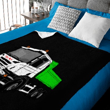 Discover Dump truck - Tipper truck Baby Blankets
