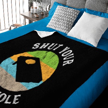 Discover Funny Cornhole Bags Baby Blankets