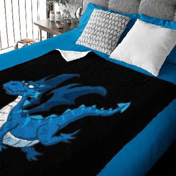 Discover Blue dragon Baby Blankets