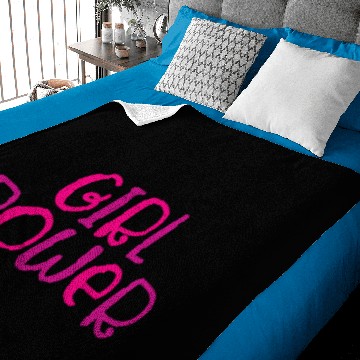Discover Girl Power. Baby Blankets