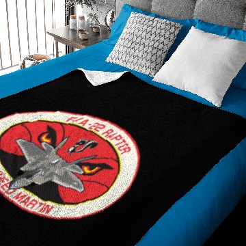 Discover F/A-22 Raptor Lockheed Martin Baby Blankets