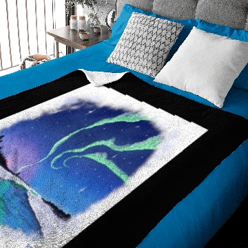 Discover Under the northern lights Baby Blankets