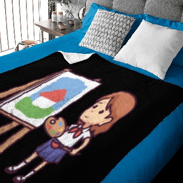 Discover Art Class Baby Blankets