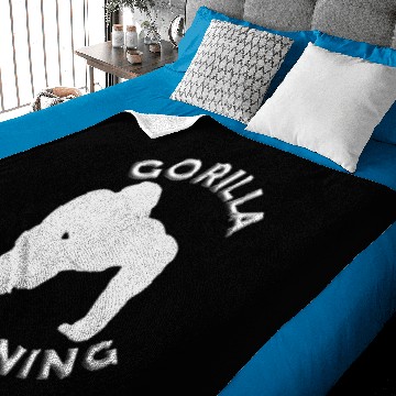 Discover Silverback Gorilla in Training White Baby Blankets