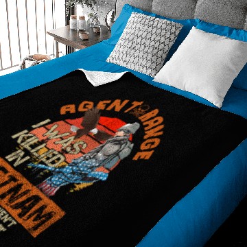 Discover Agent Orange I Was Killed In Vietnam Baby Blankets