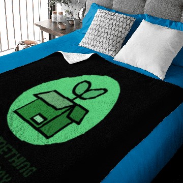 Discover Do something green today Baby Blankets