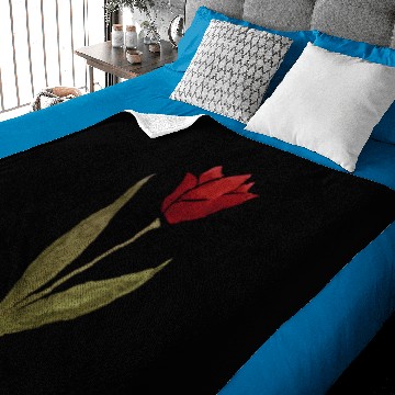 Discover Red Tulip Baby Blankets